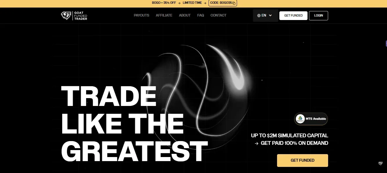 Goat Funded Traders – Best for Easy Targets