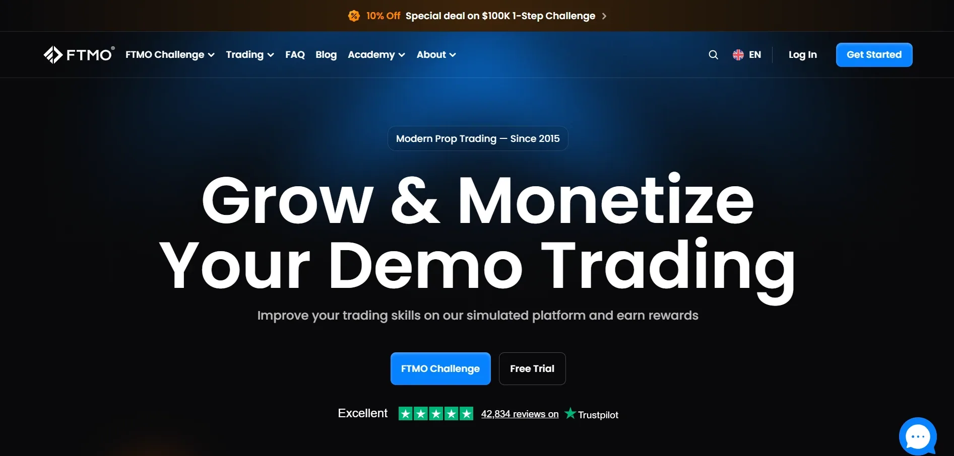 FTMO — Best for Experienced Traders